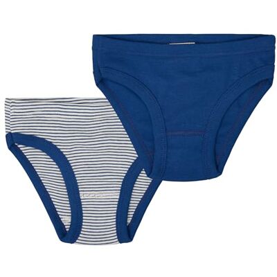 loud + proud Doppelpack Kinder Unterhosen Slips, Feinripp aus Bio Baumwolle und GOTS Zertifiziert loud + proud Doppelpack Kinder Unterhosen Slips, Feinripp aus Bio Baumwolle und GOTS Zertifiziert