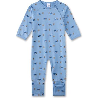 Sanetta Baby-Strampler blau Traktor Praktischer und bequemer Strampler aus 100% Bio-Baumwolle für Jungen. Sanetta Baby-Strampler blau Traktor Praktischer und bequemer Strampler aus 100% Bio-Baumwolle für Jungen.