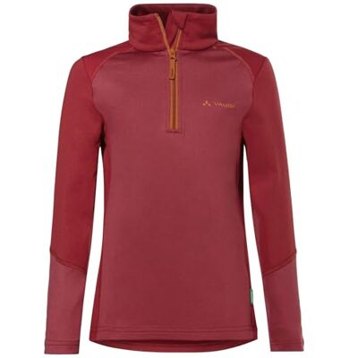 VAUDE Kinder Fleece Pullover Kids Livigno Halfzip, funktionaler und kuscheliger Fleecepulli, elastisch und atmungsaktiv, redeva, 104 VAUDE Kinder Fleece Pullover Kids Livigno Halfzip, funktionaler und kuscheliger Fleecepulli, elastisch und atmungsaktiv, redeva, 104