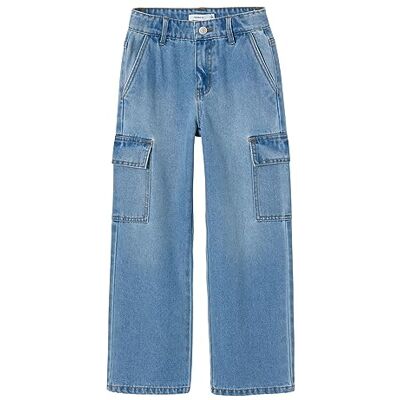 NAME IT Girl Cargohose Wide Fit Denim NAME IT Girl Cargohose Wide Fit Denim