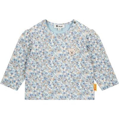 Steiff T-Shirt Langarm EU Größe 80 Cashmere Blue, Langarm-Sweatshirt, Longsleeve für Kinder, Pullover langärmelig, Babyoberteil, ideales Basic Shirt, bequem und weich, waschmaschinenfest Steiff T-Shirt Langarm EU Größe 80 Cashmere Blue, Langarm-Sweatshirt, Longsleeve für Kinder, Pullover langärmelig, Babyoberteil, ideales Basic Shirt, bequem und weich, waschmaschinenfest