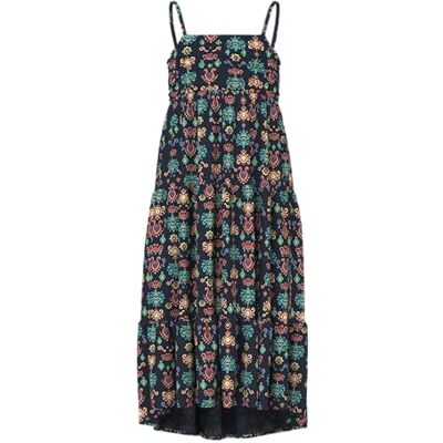 NAME IT Mädchen Nkfvinaya Strap Maxi Dress, Dark Sapphire, 152 NAME IT Mädchen Nkfvinaya Strap Maxi Dress, Dark Sapphire, 152