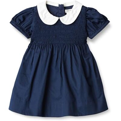 Amazon Essentials x Sofia Grainge Baby Mädchen Mommy & Me Kleider aus Baumwollsatin, Marineblau, 4 Jahre Amazon Essentials x Sofia Grainge Baby Mädchen Mommy & Me Kleider aus Baumwollsatin, Marineblau, 4 Jahre