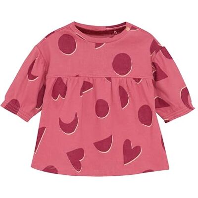 Noppies Baby Female Girls Dress Tecumseh Long Sleeve Allover Print Kinderkleid, Abstract Pattern Pink N414, 68 EU Noppies Baby Female Girls Dress Tecumseh Long Sleeve Allover Print Kinderkleid, Abstract Pattern Pink N414, 68 EU