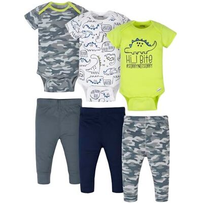 Onesies Brand Gerber Onesies Babyhosen, Unisex, 0-12 Monate, 3-teiliges Set zum Kombinieren Onesies Brand Gerber Onesies Babyhosen, Unisex, 0-12 Monate, 3-teiliges Set zum Kombinieren