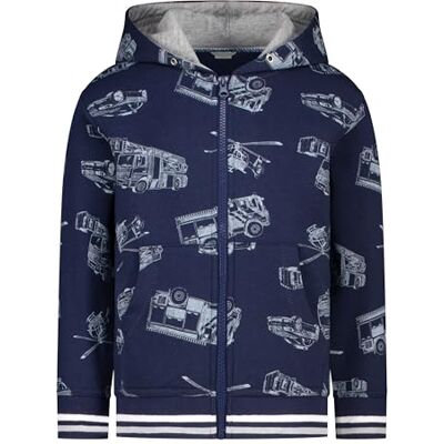 SALT AND PEPPER Jungen Sweatjacke mit Fahrzeuge All Over Print T-Shirt SALT AND PEPPER Jungen Sweatjacke mit Fahrzeuge All Over Print T-Shirt