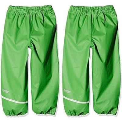 CareTec Jungen Rain Pants Pu W/O Fleece Regenhose, Green (974), 116 EU CareTec Jungen Rain Pants Pu W/O Fleece Regenhose, Green (974), 116 EU