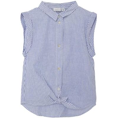 NAME IT Mädchen Nkffemma Capsl Noos T Shirt, Dusty Blue, 134-140 EU NAME IT Mädchen Nkffemma Capsl Noos T Shirt, Dusty Blue, 134-140 EU
