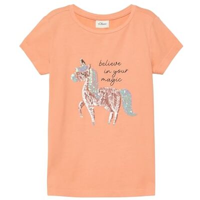 s.Oliver Junior Mädchen Shirt 2178202 2218 ORANGE 116/122 s.Oliver Junior Mädchen Shirt 2178202 2218 ORANGE 116/122