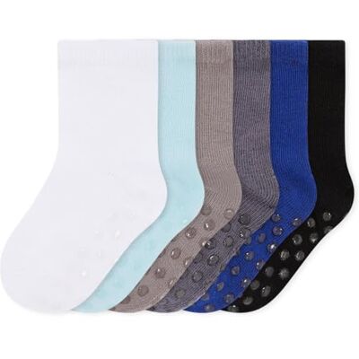 Bramble & Bear 6/12er-Pack Unisex Baby Grip Socks Rutschfeste Baby-Socken mit weicher Baumwoll-Konstruktion Verschiedene Blau- und Rosatöne in den Größen 0-5 Jahre Bramble & Bear 6/12er-Pack Unisex Baby Grip Socks Rutschfeste Baby-Socken mit weicher Baumwoll-Konstruktion Verschiedene Blau- und Rosatöne in den Größen 0-5 Jahre