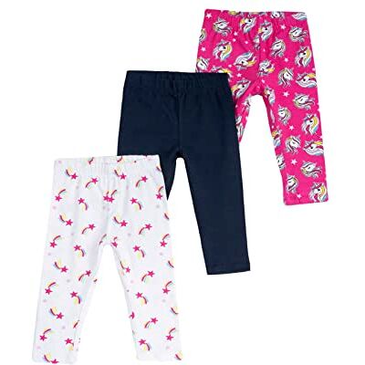 Chicco Mädchen Set aus Capri-Leggings aus Leichter Baumwolle Hose (3er Pack) Chicco Mädchen Set aus Capri-Leggings aus Leichter Baumwolle Hose (3er Pack)