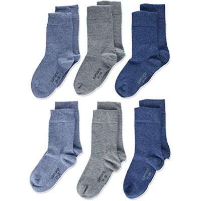 Camano Jungen 9300 Socken, Blau (Jeans Mix 0024), 23-26 (6er Pack) Camano Jungen 9300 Socken, Blau (Jeans Mix 0024), 23-26 (6er Pack)