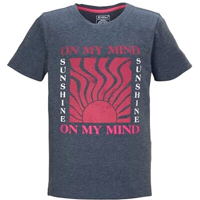 Killtec Mädchen T-Shirt Rundhals, Sommer Shirt mit Print KOS 127 GRLS TSHRT, dunkelnavy, 140, 43009-000 Killtec Mädchen T-Shirt Rundhals, Sommer Shirt mit Print KOS 127 GRLS TSHRT, dunkelnavy, 140, 43009-000