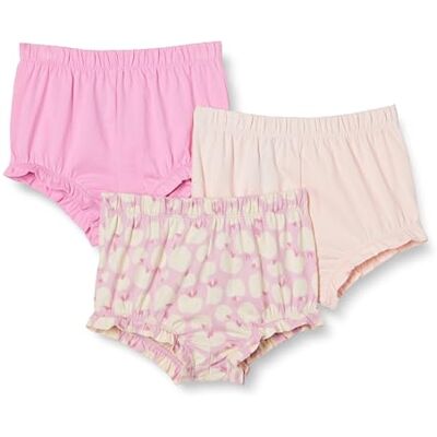 Amazon Essentials Mädchen Shorts im Pumphosenstil aus Baumwolle, 3er-Pack, Rosa/Äpfel, 2 Jahre Amazon Essentials Mädchen Shorts im Pumphosenstil aus Baumwolle, 3er-Pack, Rosa/Äpfel, 2 Jahre