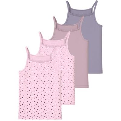 NAME IT Mädchen Nkfstrap Top 4P AOP Noos, Ballerina, Numeric 86 EU NAME IT Mädchen Nkfstrap Top 4P AOP Noos, Ballerina, Numeric 86 EU