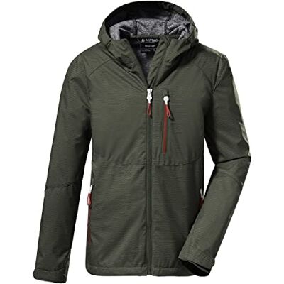 Killtec Jungen Softshelljacke/Outdoorjacke mit Kapuze KOS 61 BYS SFTSHLL JCKT, dunkeloliv, 152, 37839-000 Killtec Jungen Softshelljacke/Outdoorjacke mit Kapuze KOS 61 BYS SFTSHLL JCKT, dunkeloliv, 152, 37839-000