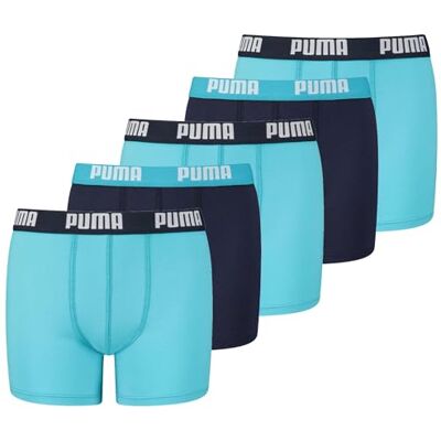 Puma Jungen Boxershorts im 5er Pack (DE/NL/SE/PL, Numerisch, 146, 152, Regular, hellblau) Puma Jungen Boxershorts im 5er Pack (DE/NL/SE/PL, Numerisch, 146, 152, Regular, hellblau)