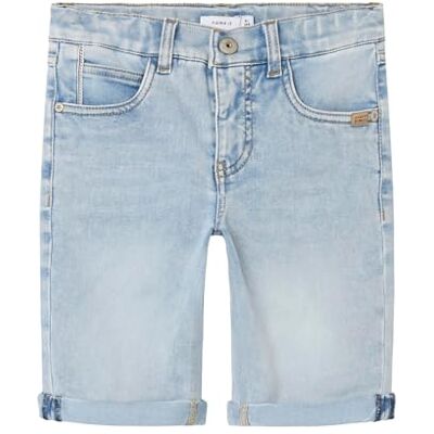 NAME IT Jungen Nkmtheo XSL DNM L Shorts 6622-Cl Noos, Light Blue Bleached Denim, 104 EU NAME IT Jungen Nkmtheo XSL DNM L Shorts 6622-Cl Noos, Light Blue Bleached Denim, 104 EU