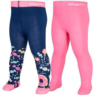 Playshoes Strumpfhose Unisex Kinder Strumpfhose, Bonbons 2er Set, 110/116 Playshoes Strumpfhose Unisex Kinder Strumpfhose, Bonbons 2er Set, 110/116