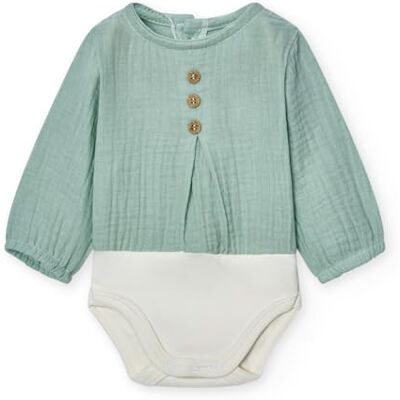 BABIDU Langarm-Baby-Body aus 100% Baumwolle, Baby-Body für Neugeborene aus weichem Bambula-Stoff, atmungsaktiv und hypoallergen für empfindliche Haut, Knopfverschluss, Unisex-Kleidung für Jungen BABIDU Langarm-Baby-Body aus 100% Baumwolle, Baby-Body für Neugeborene aus weichem Bambula-Stoff, atmungsaktiv und hypoallergen für empfindliche Haut, Knopfverschluss, Unisex-Kleidung für Jungen