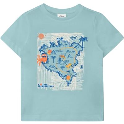 s.Oliver Junior Jungen Shirt 2177390 6524 Blue Green 92/98 s.Oliver Junior Jungen Shirt 2177390 6524 Blue Green 92/98