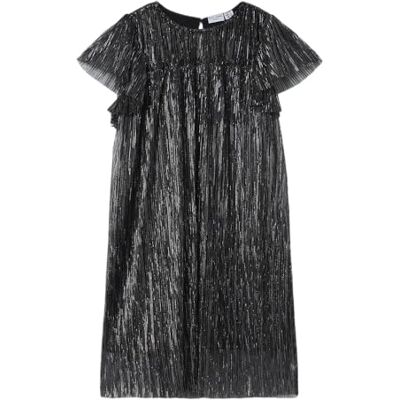 NAME IT Mädchen Nkfviviun Capsl Dress Keid, Schwarz, 128 EU NAME IT Mädchen Nkfviviun Capsl Dress Keid, Schwarz, 128 EU