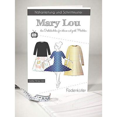 Fadenkäfer Schnittmuster und Nähanleitung Kinder Kleid Mary Lou Fadenkäfer Schnittmuster und Nähanleitung Kinder Kleid Mary Lou