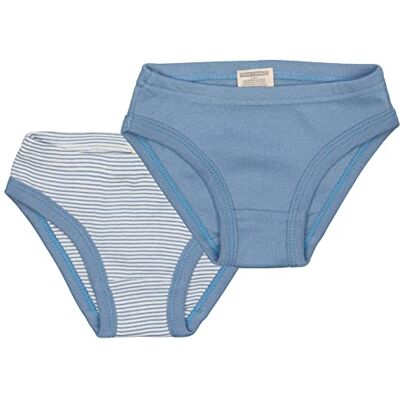 loud + proud Mädchen Doppelpack, Feinripp, Bio Baumwolle Und GOTS Zertifiziert Slip, Dusk, 122-128 EU loud + proud Mädchen Doppelpack, Feinripp, Bio Baumwolle Und GOTS Zertifiziert Slip, Dusk, 122-128 EU