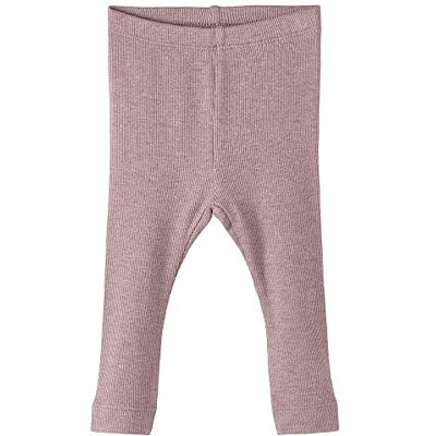 NAME IT Unisex Baby Nbnkab Noos Legging, Deauville Mauve/Detail:Melange, 50 EU NAME IT Unisex Baby Nbnkab Noos Legging, Deauville Mauve/Detail:Melange, 50 EU