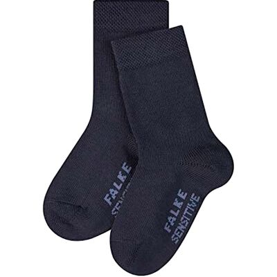 FALKE Unisex Baby Socken Sensitive B So Baumwolle mit Komfortbund 1 Paar, Blau Dark Navy 6370, 74-80 FALKE Unisex Baby Socken Sensitive B So Baumwolle mit Komfortbund 1 Paar, Blau Dark Navy 6370, 74-80