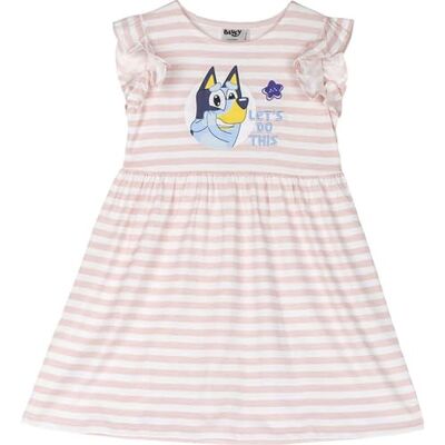 CERDÁ LIFE'S LITTLE MOMENTS Bluey Kinderkleid Rosa und Weiß Größe 3 Jahre Kleid für Mädchen Hergestellt aus 100% Baumwolle 145 g/qm Bluey Druck Original Produkt entworfen in Spanien CERDÁ LIFE'S LITTLE MOMENTS Bluey Kinderkleid Rosa und Weiß Größe 3 Jahre Kleid für Mädchen Hergestellt aus 100% Baumwolle 145 g/qm Bluey Druck Original Produkt entworfen in Spanien