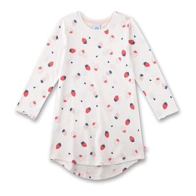 Sanetta Mädchen-Nachthemd Langarm beige Erdbeere Nachhaltiges und angenehmes Nachthemd aus 100% Baumwolle. Sanetta Mädchen-Nachthemd Langarm beige Erdbeere Nachhaltiges und angenehmes Nachthemd aus 100% Baumwolle.