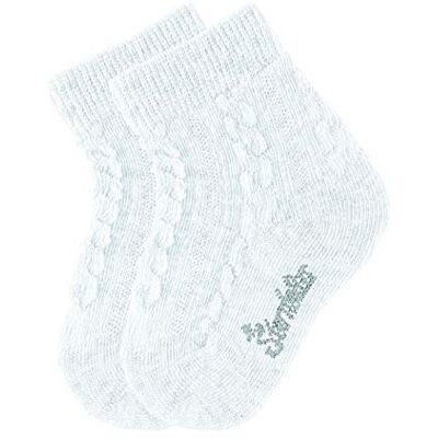 Sterntaler Unisex Baby Söckchen Zopfmuster Dp Socken, Weiß, 23-26 EU Sterntaler Unisex Baby Söckchen Zopfmuster Dp Socken, Weiß, 23-26 EU