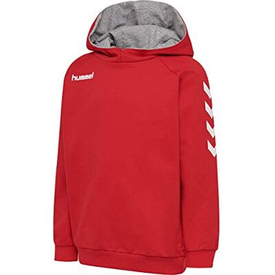 hummel Herren Hmlgo Kids Cotton Hoodie Kapuzenpullover, True Red, 116 hummel Herren Hmlgo Kids Cotton Hoodie Kapuzenpullover, True Red, 116