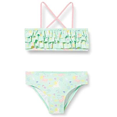Playshoes Mädchen UV-Schutz Bikini Badeanzug Schwimmanzug Badebekleidung, Einhorn, 122/128 Playshoes Mädchen UV-Schutz Bikini Badeanzug Schwimmanzug Badebekleidung, Einhorn, 122/128