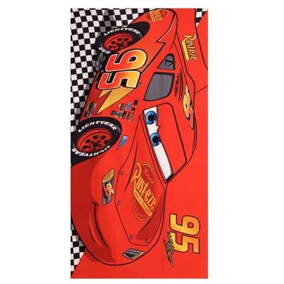 CERDÁ LIFE'S LITTLE MOMENTS Cars-Handtuch 70 x 140 cm für Jungen und Mädchen – Disney Lightning McQueen, weiches und saugfähiges Kinderhandtuch für Strand, Pool und Schwimmbad, Sommerhandtuch für Kinder von 2–10 Jahren CERDÁ LIFE'S LITTLE MOMENTS Cars-Handtuch 70 x 140 cm für Jungen und Mädchen – Disney Lightning McQueen, weiches und saugfähiges Kinderhandtuch für Strand, Pool und Schwimmbad, Sommerhandtuch für Kinder von 2–10 Jahren
