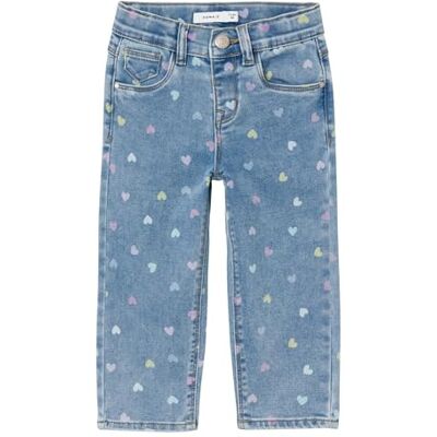 NAME IT Mädchen Nmfbella Mom Shaped Jeans 3555-On Noos, Medium Blue Denim, 92 EU NAME IT Mädchen Nmfbella Mom Shaped Jeans 3555-On Noos, Medium Blue Denim, 92 EU