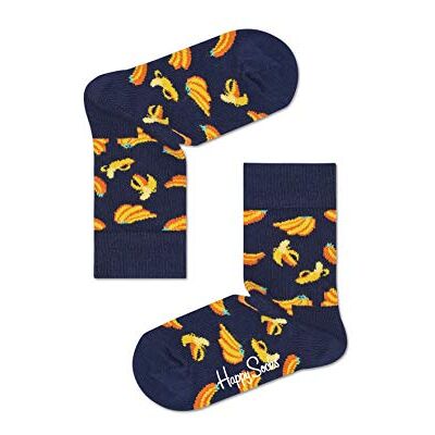 Happy Socks Jungen Kids Banana Socken, Banane Marineblau, 2-3 Jahre EU Happy Socks Jungen Kids Banana Socken, Banane Marineblau, 2-3 Jahre EU