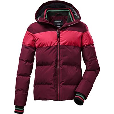 Killtec Mädchen Kow 192 Grls Qltd Jckt Winterjacke Jacke in Daunenoptik mit Kapuze, brombeere, 176 EU Killtec Mädchen Kow 192 Grls Qltd Jckt Winterjacke Jacke in Daunenoptik mit Kapuze, brombeere, 176 EU