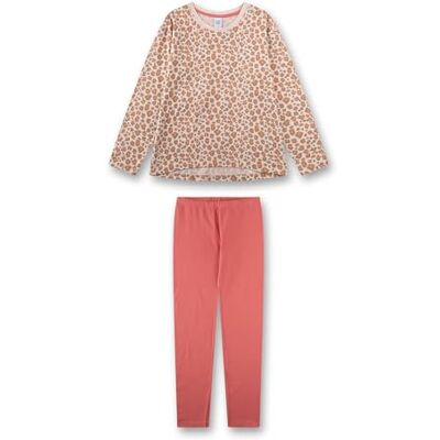 Sanetta Mädchen-Schlafanzug Langarm orange Leo-Print Hochwertiger und bequemer Schlafanzug aus 100% Baumwolle. Sanetta Mädchen-Schlafanzug Langarm orange Leo-Print Hochwertiger und bequemer Schlafanzug aus 100% Baumwolle.