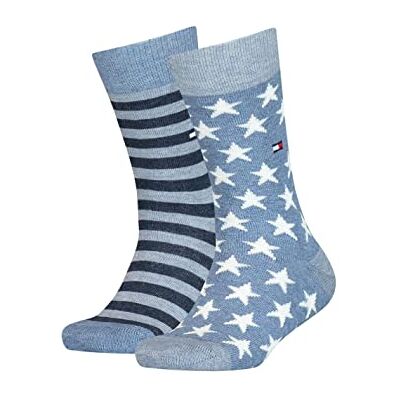 Tommy Hilfiger Stars and Stripes Unisex Kid's Socks (2 pack) Tommy Hilfiger Stars and Stripes Unisex Kid's Socks (2 pack)