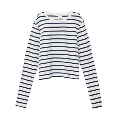 s.Oliver Junior Mädchen T-Shirt – Langarm, gestreift, Regular Fit s.Oliver Junior Mädchen T-Shirt – Langarm, gestreift, Regular Fit