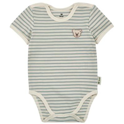 Steiff Body kurzarm EU Größe 62 harbor gray, Baby-Body, kurzarm Body-Anzug für Babys, Strampler Einteiler, weicher und bequemer Strampelanzug, waschmaschinenfest Steiff Body kurzarm EU Größe 62 harbor gray, Baby-Body, kurzarm Body-Anzug für Babys, Strampler Einteiler, weicher und bequemer Strampelanzug, waschmaschinenfest