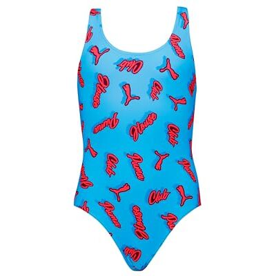 Puma Swim Girls Printed Swimsuit 1P Puma Swim Girls Printed Swimsuit 1P