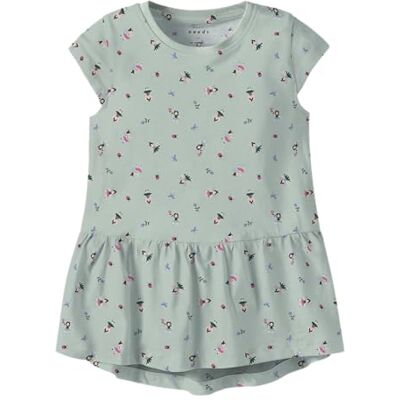 NAME IT Mädchen Nmfvigga Capsl Dress F1 Noos, Pale Aqua, 98 NAME IT Mädchen Nmfvigga Capsl Dress F1 Noos, Pale Aqua, 98