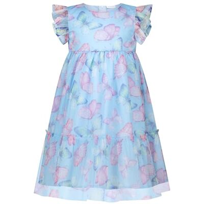 SALT AND PEPPER Mädchen Girls Summer Dress Butterfly Kinderkleid SALT AND PEPPER Mädchen Girls Summer Dress Butterfly Kinderkleid