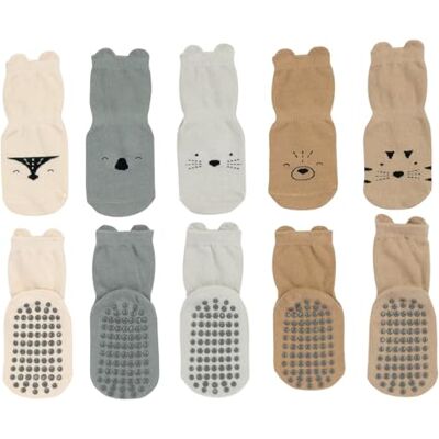 Chicco , Stoppersocken für Jungen und Mädchen, Set mit 5 Paar Socken, Weiche Baumwolle, Kinderkleidung für Jungen und Mädchen, Italienisches Design Chicco , Stoppersocken für Jungen und Mädchen, Set mit 5 Paar Socken, Weiche Baumwolle, Kinderkleidung für Jungen und Mädchen, Italienisches Design
