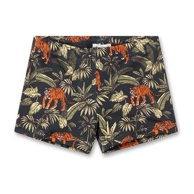 Sanetta Jungen-Badehose grau Tiger Bequeme und schnell trocknende Badehose aus recyceltem Polyester-Mix für Jungen. Bademode für Kinder Sanetta Jungen-Badehose grau Tiger Bequeme und schnell trocknende Badehose aus recyceltem Polyester-Mix für Jungen. Bademode für Kinder