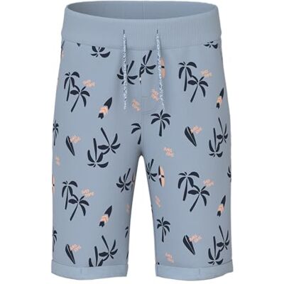 NAME IT Jungen Nkmvermo AOP Long SWE Shorts Unb, Blue Fog, 152 NAME IT Jungen Nkmvermo AOP Long SWE Shorts Unb, Blue Fog, 152