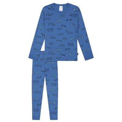 Schiesser Jungen Schlafanzug Set Pyjama lang 100% Organic Bio Baumwolle Größe 92 bis 140 Schiesser Jungen Schlafanzug Set Pyjama lang 100% Organic Bio Baumwolle Größe 92 bis 140